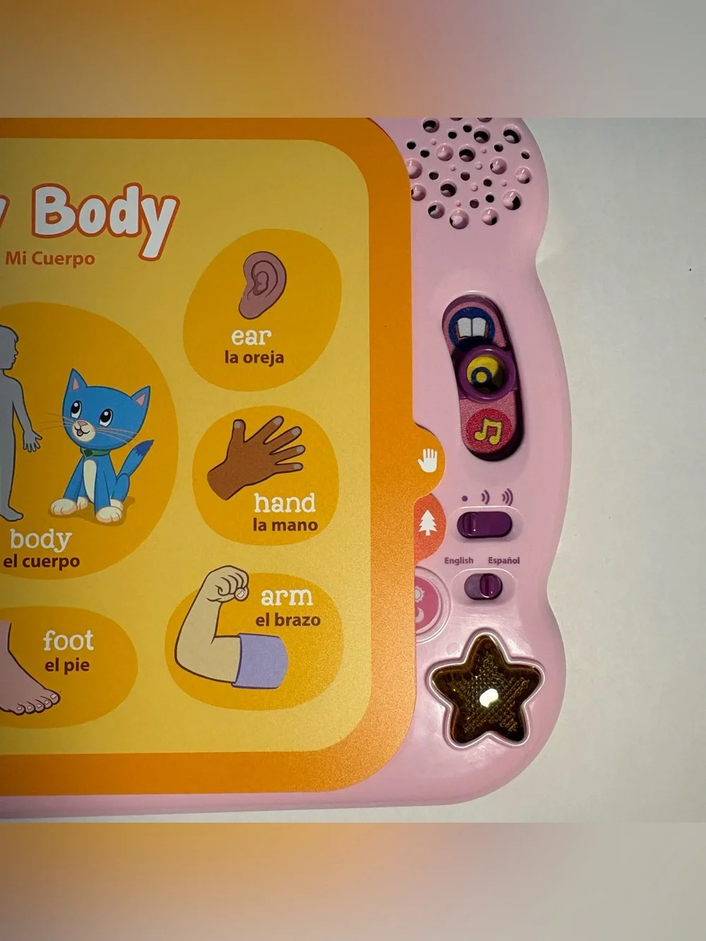 LeapFrog Scout & Violet 100 Words Electronic Book Bilingual English Spanish